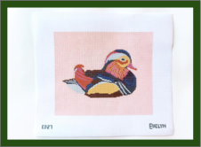 Mandarin Duck 10.5 inches x 9 inches 13 Mesh Evelyn Designs