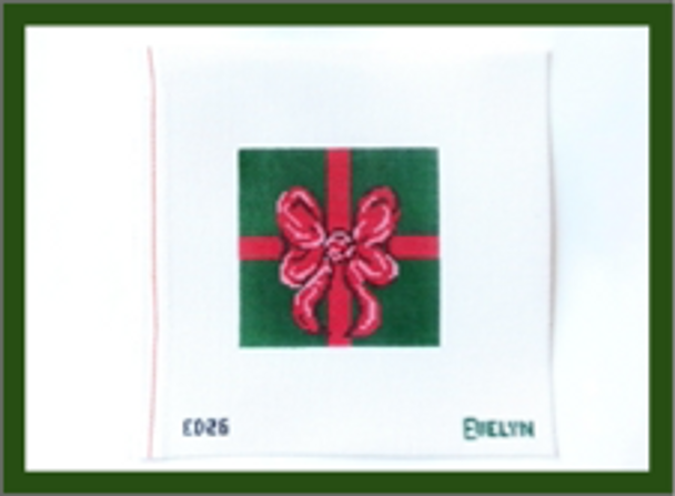 Festive Gift - Small 4 inches x 4 inches 18 Mesh Evelyn Designs