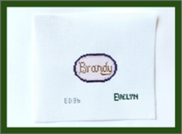 Brandy 2.5 inches x 1.5 inches 18 Mesh Evelyn Designs