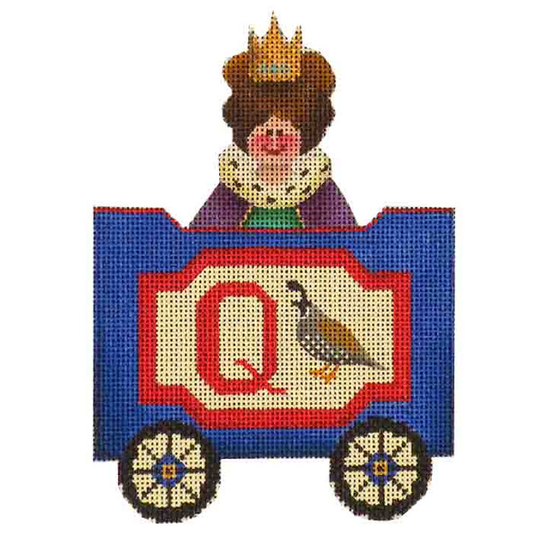 526a-z Letter Q 4.3" x 5" 18 Mesh Rebecca Wood Designs!