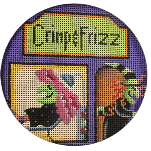 1052h Crimp & Frizz 4" Round 18 Mesh Rebecca Wood Designs!