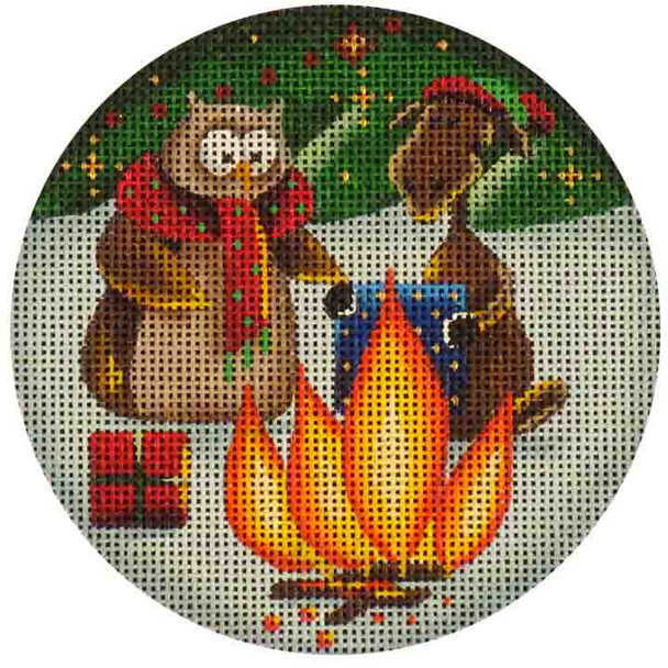 1003d Firelight Present 4" 18 Mesh Rebecca Wood Designs!