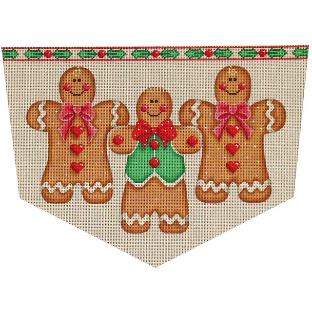 1404 Gingerbread trio cuff 8" x 11" 13 Mesh Rebecca Wood Designs!