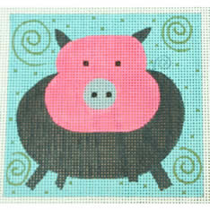 EWE-702 Baby Pig 5" x 5" 13 Mesh Ewe And Eye