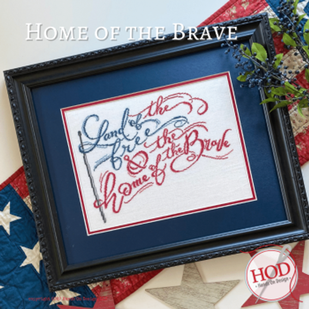 Home Of The Brave 137 x 188 by Hands On Design 22-1937 YT