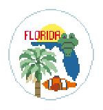 BT927 Florida 4" Diameter 18 Mesh Kathy Schenkel Designs