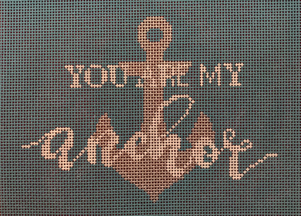 S-468 You are my Anchor 6 x 8  13 Mesh The Point Of It All