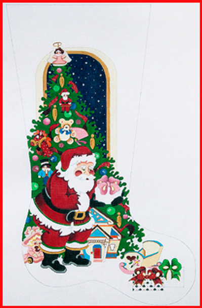 CS-288 Santa Female 18 Mesh 23" TALL Strictly Christmas!