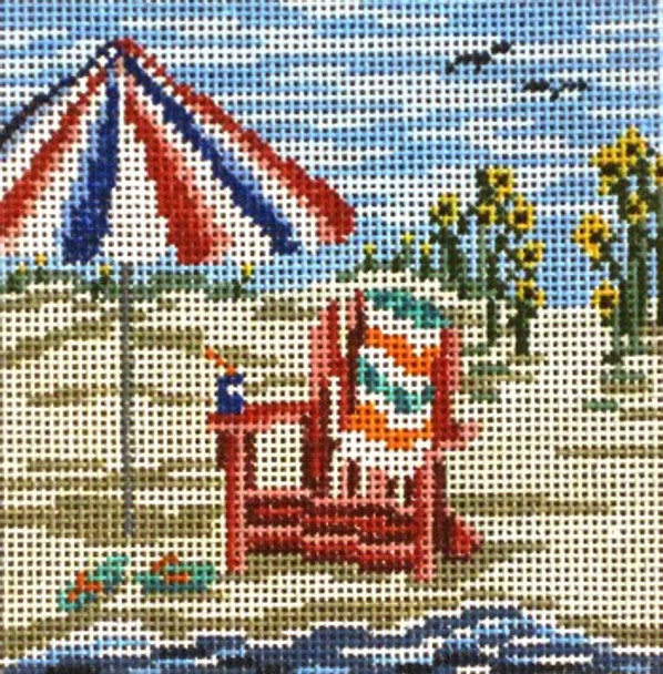 #90 Seaside Chair 13 Mesh - 4" Square  Needle Crossings