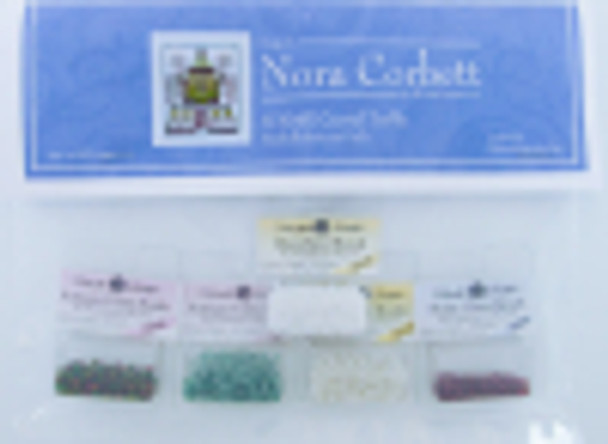 NC304E Crystal Trellis  Winter Greenhouses  Embellishment Pack Nora Corbett