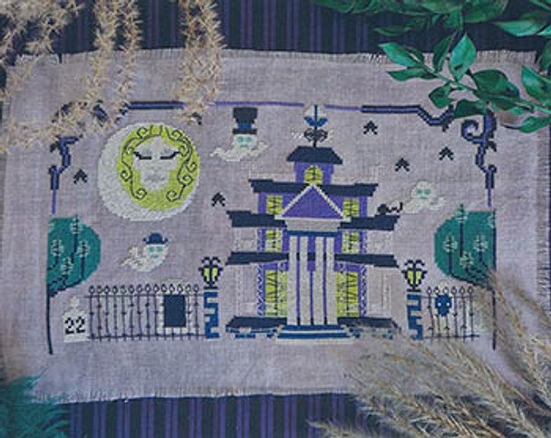 Haunted Mansion 168w x 94h by Bendy Stitchy Designs 22-2409
