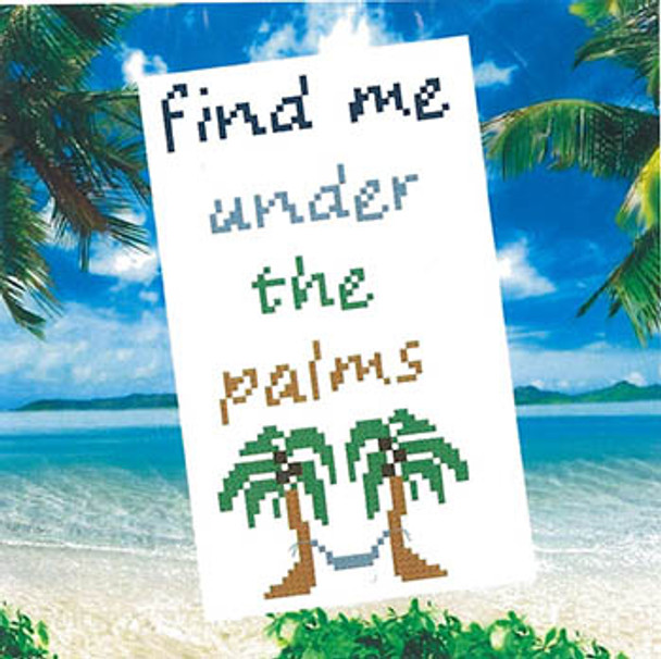Find Me Under The Palms 43 x 79 by Romy's Creations 22-2029 YT