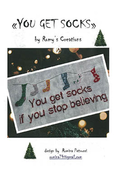 You Get Socks 71h x 155w by Romy's Creations 22-3220 YT