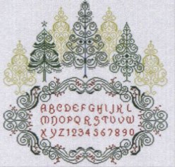 AAN165 Christmas Wood Alessandra Adelaide Needleworks Counted Cross Stitch Pattern