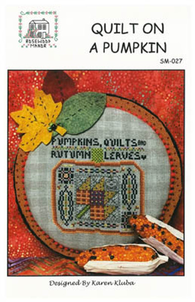 Quilt On A Pumpkin 67w x 67h by Rosewood Manor Designs 21-2518 YT