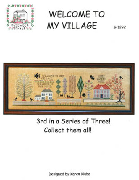 Welcome To The Village 270 x 80 by Rosewood Manor Designs 21-2398 YT