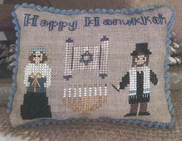 Happy Hanukkah Pillow H22-3074 by Mani Di Donna 22-3074