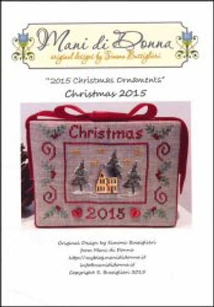 YT 2015 Christmas Ornaments: Christmas 2015 approximately 80W x 60H Mani Di Donna