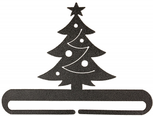 AM26682 Bellpull Ackfeld Manufacturing Christmas Tree Split Btm Metal; Powder Coated Silver Vein  12"