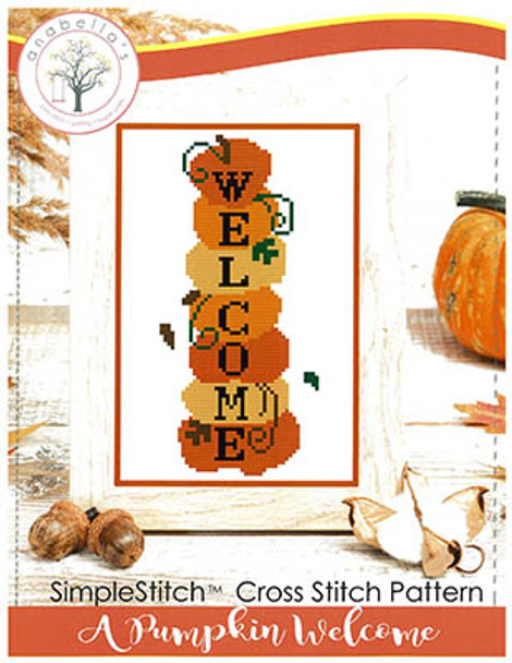 Pumpkin Welcome 64w x 96h by Anabella's 22-2266 YT WAB155