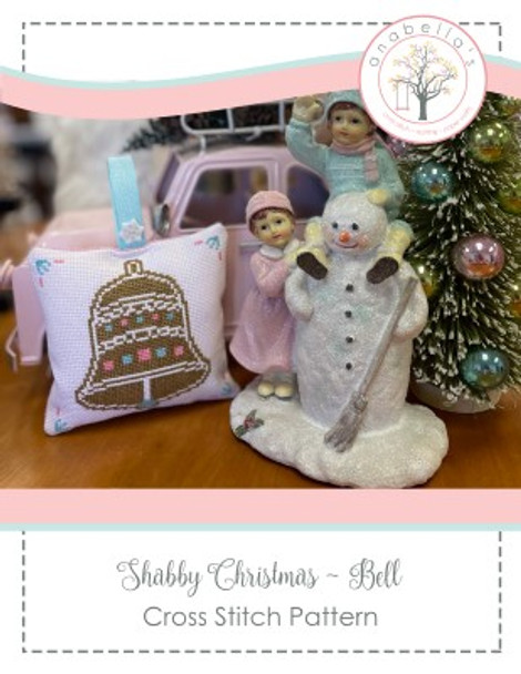 Shabby Christmas - Bell  64w x 64h by Anabella's 22-3160 YT WAB174