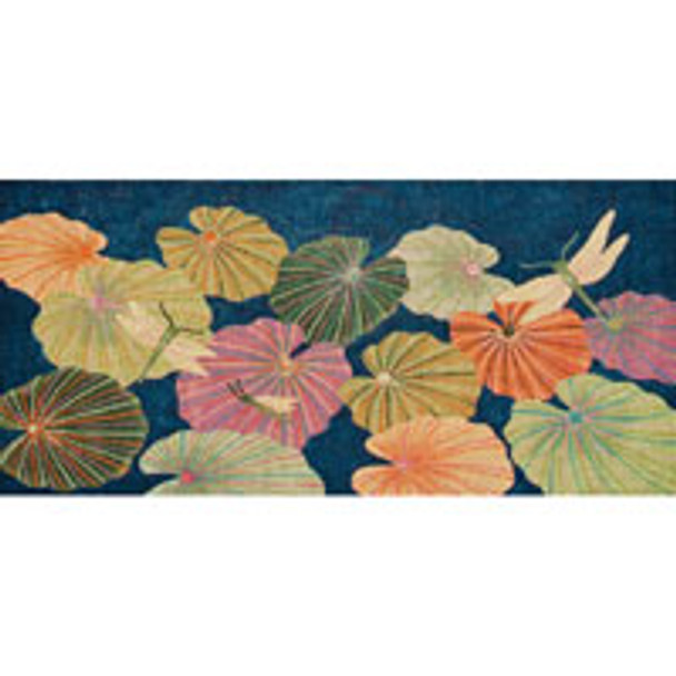 Bird/Insect B241 Dragonflies & Lilly Pads 9 x 19 13 Mesh JP Needlepoint