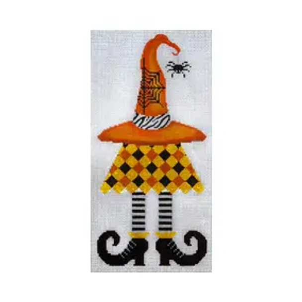 Holiday H052 Wynona Witch  7 x 12 18 Mesh JP Needlepoint