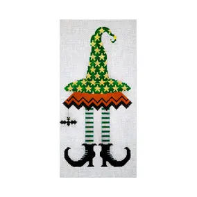 Holiday H051 Wilhelmina Witch  7 x 12 18 Mesh JP Needlepoint