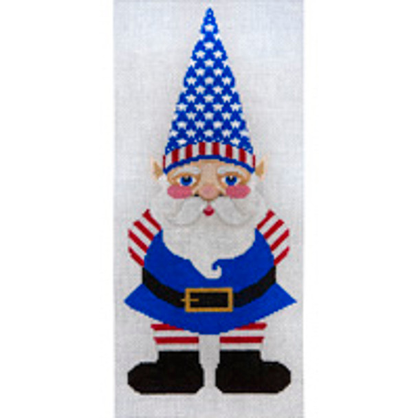 Holiday H060 Patriotic Gnome 5 x 11 18 Mesh JP Needlepoint