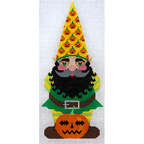 Holiday H061 Halloween Gnome  5 x 11 18 Mesh JP Needlepoint