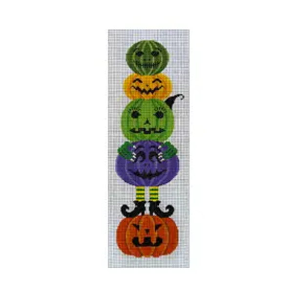 Holiday H220 Witch w/Stack a Jacks 7 x 12 18 Mesh JP Needlepoint