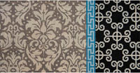 Miscellaneous L561 Tulip Damask in Beige 8 x 16 13 Mesh JP Needlepoint