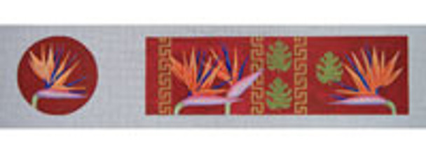 TREASURE TP027 Bird of Paradise 5 x 16 13 Mesh JP Needlepoint