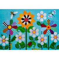 VEGETATION V054 You Are My Sunshine 9 x 12  13 Mesh JP Needlepoint