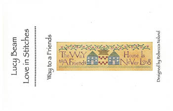 Way To A Friends  247w x 81h by Lucy Beam 23-1535