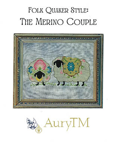 Merino Couple 143w x 121h by AuryTM Designs 23-1143 YT