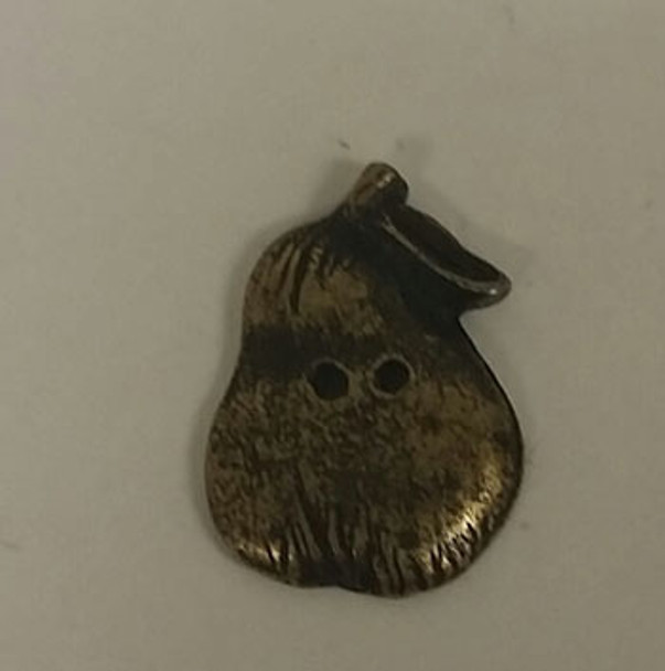 Olde Brass Button - Pear by Homespun Elegance Ltd 16-1028