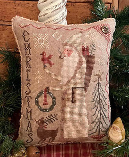 Simply Santa - Cinnamon Stick Santa 29 84 W x 110 H by Homespun Elegance Ltd 22-3223 YT