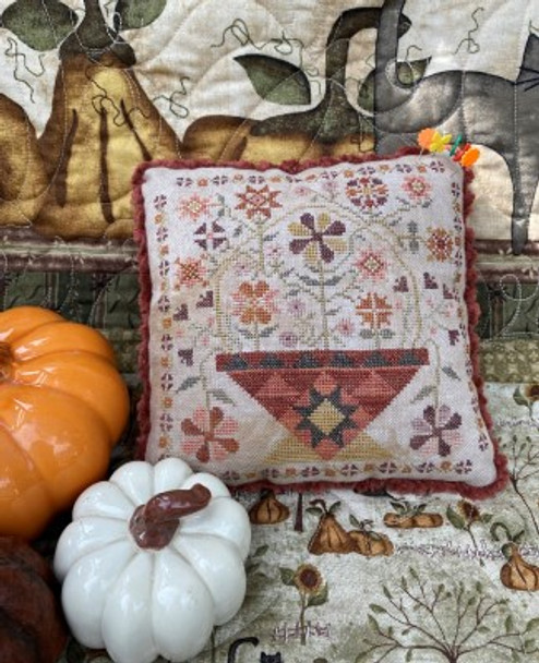 Betsy's Autumn Basket 103W x 104H by Pansy Patch Quilts & Stitchery 22-2902 YT