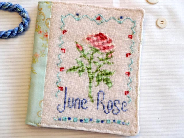 CGS 154 June Rose Country Garden Stitchery