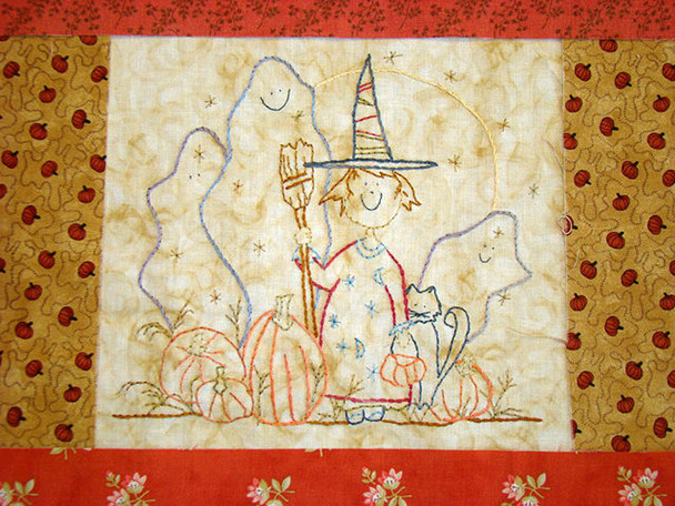 CGS E37 Little Witch Country Garden Stitchery