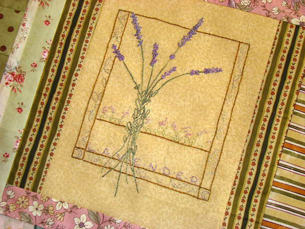 CGS E38 Lavender Country Garden Stitchery