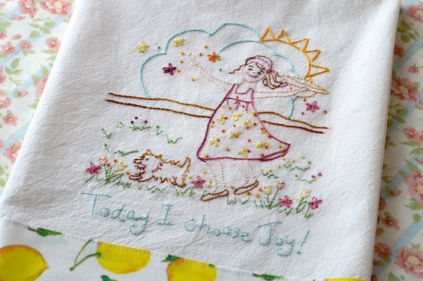 CGS E84 Today I Choose Joy! Country Garden Stitchery