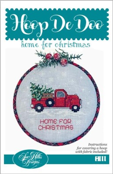 Home For Christmas 68w x 65h by Sue Hillis Designs 22-2848 YT Hoop De Doo