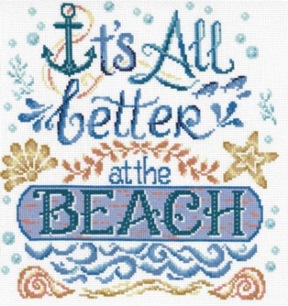 Better At The Beach 136w x 140h by Imaginating 22-1052 YT