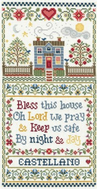 Bless This House Sampler 102w x 197h by Imaginating 22-1726 YT