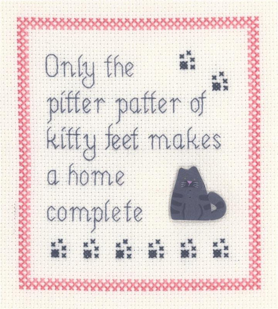 Pitter Patter Stitch Count 67w x 75h Beth Oswitch