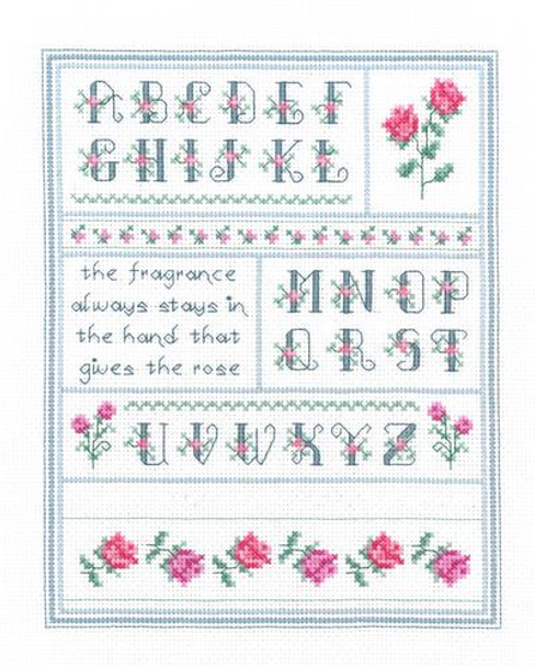 Roses Alphabet 103w x 128h Cathy Bussi