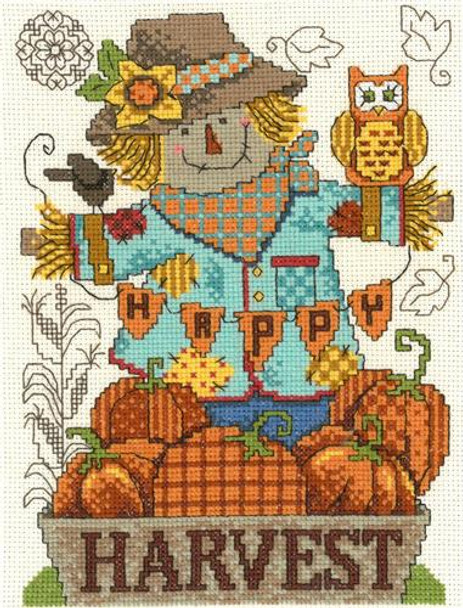 Happy Harvest Scarecrow 92w x 122h  Diane Arthurs