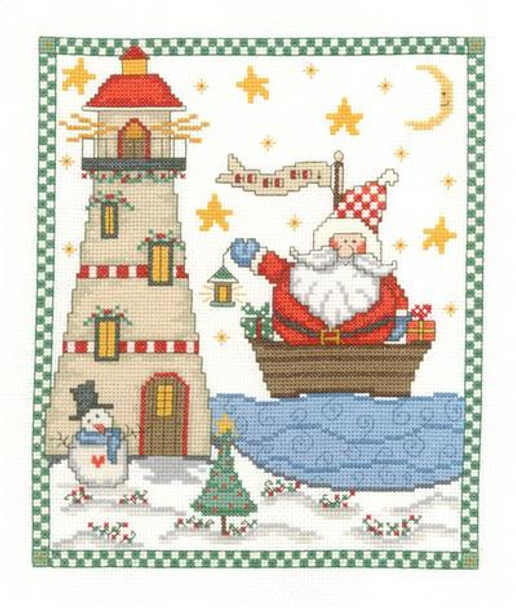 Santa's Light 113w x 135h Gail Bussi Kit